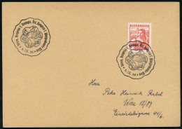 ÖSTERREICH 1936 (5.9.) SSt: Wien / Int. Kongress F. Urologie Österr.Kongress F. Röntgenkunde (geflügelter Stier Mit Buch - Médecine