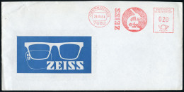 7082 OBERKOCHEN/ ZEISS 1964 (22.10.) AFS = Mikroskop , Rs. Abs.-Vordr.: CARL ZEISS.. (Logo) Klar Gest. Reklame-Bf.: Bril - Médecine