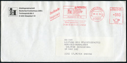 4000 DÜSSELDORF 32/ NOWEA/ !§:Deutscher/ Krankenhaustag/ Interhospital 85.. 1984 (5.12.) AFS (Logo) Auf Vordruck-Bf - Medicina
