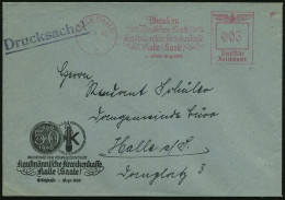 HALLE (SAALE)/ 2/ Überall Im/ Deutschen Reich/ Kaufmännische Krankenkasse.. 1940 (7.9.) AFS Francotyp Auf Jubil.-SU.: 50 - Other