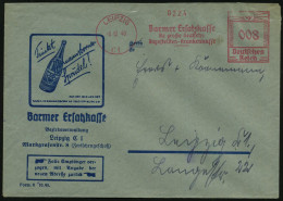 LEIPZIG/ C1/ Barmer Ersatzkasse/ Die Gr.deutsche/ Angestellten-Krankenkasse 1940 (6.12.) AFS Francotyp Auf Reklame-Bf.:  - Other