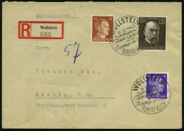 WOLLSTEIN/ ..Bezwinger D.Seuchen/ ROBERT KOCH 1943 (11.12.) SSt Auf 12 + 38 Pf. Robert Koch + Zusatzfrankat. (Mi.864 U.a - Medicine