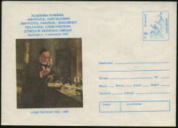 RUMÄNIEN 1995 60 L. Sonder-U. Mikroskop, Blau: INSTITUTUL PASTEUR/LOUIS PASTEUR 1922-1896 (Pasteur Im Labor) Ungebr. (Mi - Médecine