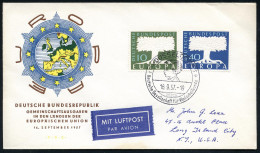 (22a) DÜSSELDORF 1/ 55.Tagung/ Deutsche Ges. Für Kinderheilkunde 1957 (16.9.) SSt = Kinderkopf Auf Kompl. Satz Europa CE - Disease