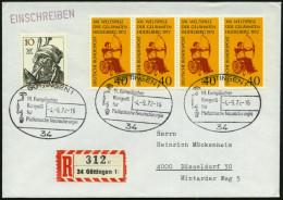 34 GÖTTINGEN 1/ III.Europ./ Kongreß/ Für/ Pädiatrische Neurochirurgie 1972 (4.9.) SSt = Trepan (= Schädel-bohrer) 3x + R - Krankheiten