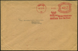 HANNOVER/ 10/ Schutz/ Gegen/ Erkältung/ Ist/ Abhärtung/ Allgem.Ortskrankenkasse.. 1931 (10.12.) AFS Francotyp Klar Auf O - Malattie