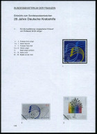 B.R.D. 1999 (Feb.) 110 Pf. "25 Jahre Deutsche Krebshilfe", 22 Verschied. Alternativ-Entwürfe Der Bundesdruckerei Auf 4 E - Maladies
