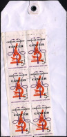 U.S.A. 1968 (20.3.) 5 C. "Kreuzzug Gegen Krebs", Reine MeF: 6er-Block = Mikroskop U. Stetoskop , Rs. Mit Strichentwertun - Disease
