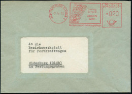 (24a) HAMBURG-ALTONA 1/ UNFALL-/ GEFAHR!/ AUGEN/ AUF!/ Berufsgenossenschaft Für Fahrzeug-haltungen 1962 (8.1.) AFS = 3 O - Disease