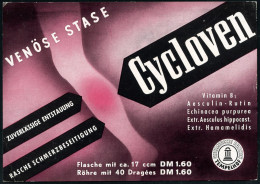 (1) BERLIN-TEMPELHOF 1/ Gegen/ Grippe U.Fieber/ Neuramag.. 1954 (3.9.) AFS Francotyp In 000 + Zudruck "Gebühr Bezahlt" = - Pharmacie