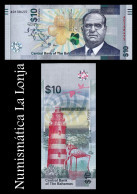 Bahamas 10 Dollars 2020 (2022) Pick New Design Sc Unc - Bahamas