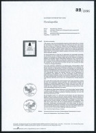 B.R.D. 1996 (Sept.) 400 Pf. "200 Jahre Homöopathie" Mit Amtl. Handstempel  "M U S T E R" = Samuel Hahnemann , Postfr. +  - Médecine