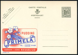 BELGIEN 1952 1,20 F. Reklame-P. Wappenlöwe, Oliv: PRIMELA..KESSEL-LO = Primel , Französ. Titel Oben, Ungebr. (Mi.P 283 I - Medicine