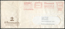 NIEDERLANDE 1960 (24.6.) AFS Francotyp: AMSTERDAM/FR 5248/AERODOR/SERVICE/FOR/aerosol Perfumes/A.MASCHMEIJER (= Parfüm-Z - Used Stamps