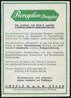 ESSEN/ 1/ Asthma?/ CHEPLASOL/ HILFT/ Narcotica/ Frei/ CHEPLA/ GMBH 1934 (13.10.) AFS Francotyp 015 Pf. Klar Auf Firmen-A - Drogen