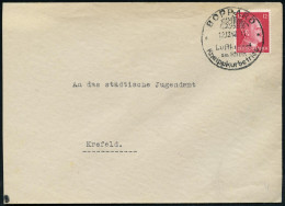 BOPPARD/ Luftkurort/ Am Rhein/ Kneippkurbetrieb 1942 (12.12.) Seltener HWSt (Weinblatt) Fernbf. (Bo.4) - SEBASTIAN KNEIP - Medizin