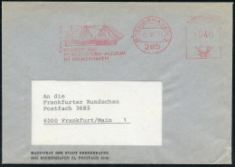 285 BREMERHAVEN 1/ BESUCHT DAS/ MORGENSTERN-MUSEUM.. 1973 (12.9.) AFS = Dampf-Segelschiff , Kommunal-Bf., Christian Morg - Marítimo