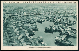 HAMBURG/ 1/ HAMBURG-AMERIKA-LINIE/ MITTELMEER-U.ORIENTFAHRTEN 1934 (20.3.) AFS Francotyp Auf Grüner Telegramm-Ak.: Hapag - Maritime