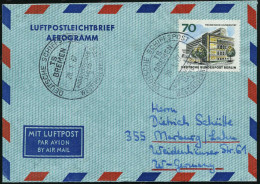 B.R.D. 1967 (28.1.) 2K-BPA: DEUTSCHE SCHIFFSPOST/TS/BREMEN/NDL/WESTINDIENREISE Auf EF 70 Pf. TU Berlin (Mi.261 EF, + 22. - Schiffahrt