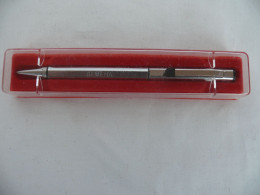 VINTAGE SIGNO METAL AND PLASTIC BALLPOINT PEN IN BOX #1669 - Lapiceros