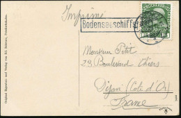 KONSTANZ/ *1l 1909 (11.9.) 1K-Gitter Auf EF Österreich 5 H. KFJ-Jubiläum , Grün (Mi.142 EF) + Blauschw. Ra.: Bodensee-sc - Maritiem