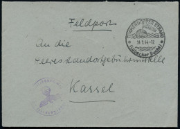 TIMMENDORFER STRAND/ (Lübecker Bucht)/ Sonne See Wald.. 1944 (14.1.) HWSt = Boje (mit Wimpel) Klar Auf Feldpost-Bf. (Res - Vuurtorens