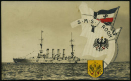DEUTSCHES REICH 1917 (10.1.) 1K-BPA.: KAIS: DEUTSCHE/MARINE-/SCHIFFSPOST/No 2 A = Gr. Kreuzer, Post-Ausrüstung Von SMS.  - Maritime