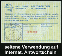 SCHWEIZ 1979 (7.5.) SSt.: 1211 GENEVE/ ASSEMBLEE MONDIALE DE LA SANTE = Aeskulapstab Auf IAS 1,40 Fr. Schweiz (Typ "Laus - OMS