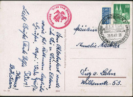 (13b) MÜNCHEN 2/ MÜNCHENER OKTOBERFEST 1949 (29.9.) SSt (Festplatz Mit Bavaria U. Achterbahn) + Roter HdN: Gruß Vom Okto - Non Classés