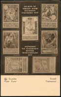 BELGIEN 1936 (7.6.) 35 C. Sonder-BiP: Postmuseum Mit 7 Alternativ-Entwürfen Der Expo-Marken Von 1897 (2x St.Michael-Moti - Autres & Non Classés