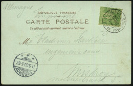 FRANKREICH 1900 (9.9.) Seltener 2K-SSt: PARIS EXPOSITION/ I N V A L I D E S Klar Auf Color-Litho-Ak: Expo 1900 Pavillon  - Other & Unclassified