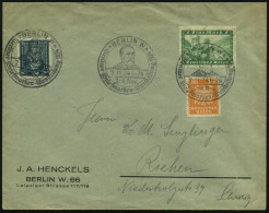 BERLIN W/ Berliner Briefmarken-Ausstellung 1924 (7.11.) Seltener SSt = Stephan-Brustbild 3x Auf 80 Pf. Heinr. Von Stepha - UPU (Unión Postal Universal)