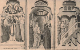 RELIGION - Ecole De Gentile De Fabriano - La Circoncision - Présentation De La Vierge Au Temple - Carte Postale Ancienne - Tableaux, Vitraux Et Statues