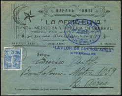 ARGENTINIEN 1921 (29.8.) MaWSt.: BUENOS AIRES/ARGENTINA AUF EF 5 C. "I. Panamerikanischer Post-Kongreß" Klar Gest. Firme - UPU (Union Postale Universelle)