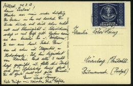 ÖSTERREICH 1950 (Aug.) 1 S. "75 Jahre U.P.U.", EF = Satzhöchstwert , Sauber Gest. Bedarfs-Ausl.-Foto-Ak.: Fakersee (Mi.9 - UPU (Universal Postal Union)