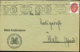 STUTTGART/ * PA Nr.1 A/ ..PLANETARIUM/ HINDENBURGBAU 1929 (31.5.) Band-MWSt = 2 Sterne Auf EF 15 Pf. Dienst (Mi.D 118 EF - Otros & Sin Clasificación