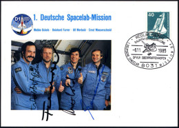 8031 WESSELING,OBERBAY/ RAUMFAHRT-AUSSTELLUNG/ 1.DEUTSCHE SPACELAB MISSION 1985 (6.11.) SSt = Space Shuttle Auf Sonder-K - Andere & Zonder Classificatie