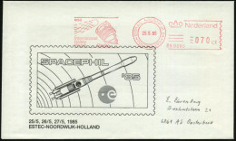 NIEDERLANDE 1985 (25.5.) AFS.: 2200 AG NOORDWIJK/P.B.6665/e S A/Internat./Halley/Watch Giotto = Halley-Komet + Beobachtu - Otros & Sin Clasificación