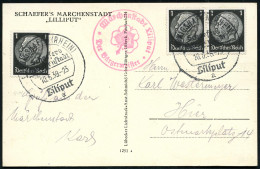 LUDWIGSHAFEN (RHEIN)/ Schaefers/ Märchenstadt/ Liliput/ A 1939 (10.5.) Sehr Seltener SSt 2x + Viol. HdN: Märchenstadt Li - Circo