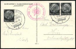 LUDWIGSHAFEN (RHEIN)/ Schaefers/ Märchenstadt/ Liliput/ A 1939 (10.5.) Sehr Seltener SSt 2x + Viol. HdN: Märchenstadt Li - Cirque