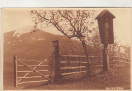 D4616) Bei WATTENS - Materl U. Holzzaun - Tolle Alte Original FOTO AK A. Riepenhausen 1917 - Wattens