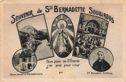 FRANCE - Souvenir De Ste Bernadette Soubirous - Aux Pieds De Marie J'ai Prié Pour Vous - Carte Postale Ancienne - Nevers