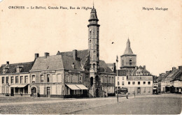 CPA - 59 - Orchies - Beffroi, Grande Place, Rue De L'Eglise - Orchies