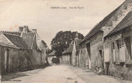 FRANCE - Senlis - Sarron - Rue De L'Eglise - Carte Postale Ancienne - Senlis