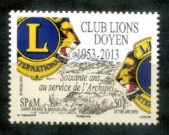 SAINT PIERRE & MIQUELON 1175 Mnh - Lions Club, Club Lions - Neufs