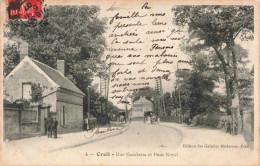 FRANCE - Creil - Rue Gambetta Et Pont Royal - Carte Postale Ancienne - Creil