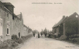 FRANCE - Clermont - Courcelles Epayelles - Rue De Rollot - Carte Postale Ancienne - Creil