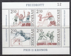 Schweden 1986 - Sport,Mi-Nr. Block 14, MNH** - Blocks & Kleinbögen