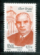 SAINT PIERRE & MIQUELON 1196 Mnh - Albert Briand - Unused Stamps