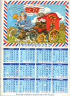 Calendrier Du Facteur 1987  Theme Velo - Formato Grande : 1941-60